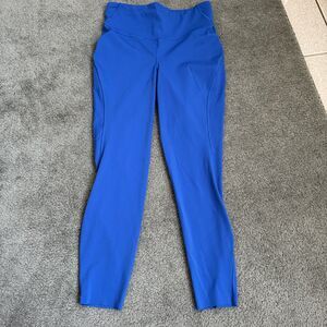 Lululemon Tights Women Size 8 Blue Base Pace High-Rise 25” LW5DKHS